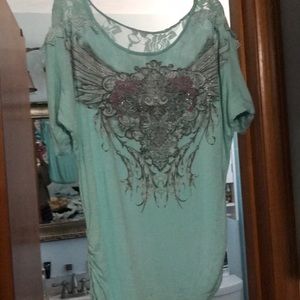 Angels and diamonds top from Buckle bling M